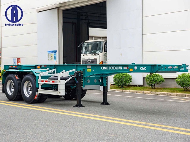 Giá moóc xương 2 trục 20 Feet cimc