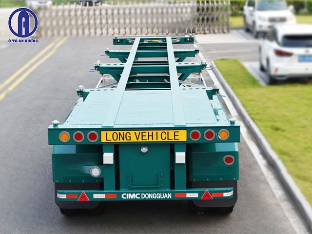 Rơ mooc xương 45 Feet 3 trục CIMC chở container