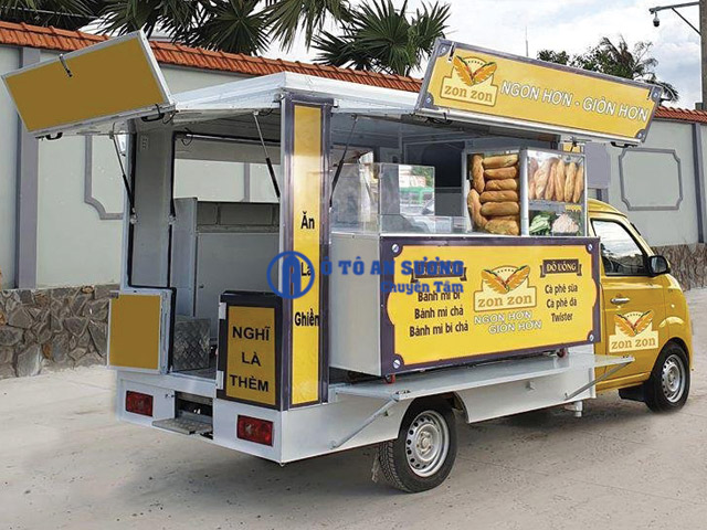 Giá xe tải bán hàng lưu động bán bánh mì