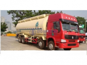 XE BỒN CHỞ XI MĂNG RỜI HOWO 38M3
