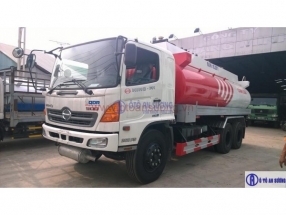 XE BỒN XĂNG DẦU 18 KHỐI HINO