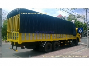 THÙNG MUI BẠT 7 BỬNG DONGFENG HOÀNG GIA 14T6