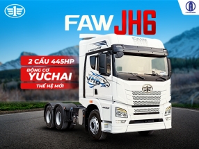 Xe đầu kéo FAW JH6 445HP 2 cầu Luxury