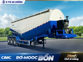 Sơ mi rơ mooc chở xi măng rời 29m3 CIMC 