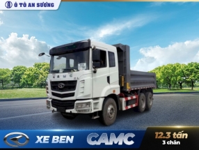 Xe ben Camc 3 chân 12T3 2 cầu