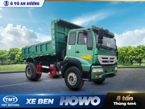 Xe ben Howo 8 tấn 190HP cầu dầu