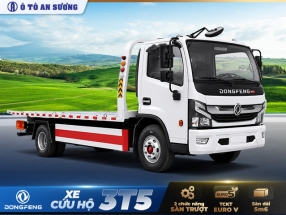 Xe cứu hộ giao thông 2 chức năng Dongfeng sàn 5m6