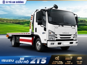 Xe cứu hộ giao thông 2 chức năng Isuzu sàn 5m6 2T5