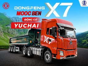 Xe đầu kéo Dongfeng X7 mooc ben hoàn toàn mới