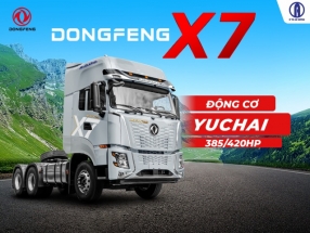 Xe Đầu Kéo Dongfeng X7 Yuchai 385/420HP