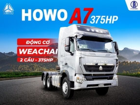 Xe đầu kéo Howo A7 375 Hp