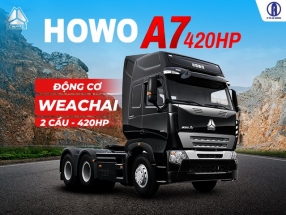 XE ĐẦU KÉO HOWO A7 420HP ĐỜI 2021