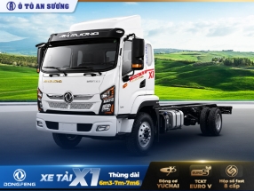 Xe tải Dongfeng X1 180HP thùng 7m6, 7m, 6m3