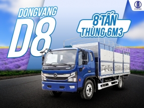 Xe tải Đồng Vàng D8 8 tấn thùng 6m3