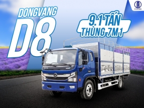 Xe tải Đồng Vàng D8 9.1 tấn thùng 7m1