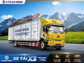 Xe tải Dongfeng X3 180L thùng container 8m3 180hp