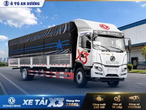 Xe tải Dongfeng X3 230SL thùng mui bạt 10m