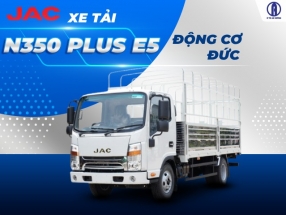 Xe tải Jac N350 Plus E5 3.5 tấn động cơ Đức