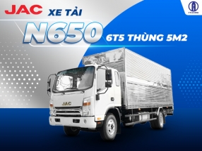 Xe tải Jac N650 6.5 tấn thùng 6m2
