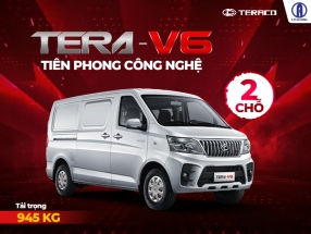 Xe tải van Tera V6 2 chỗ