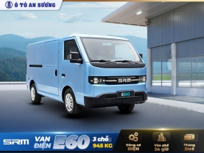 Xe tải van điện SRM E60 3 chỗ 945kg