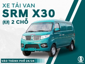 Xe tải Van SRM X30 2 chỗ V2 930Kg