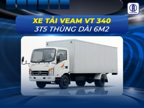 Xe tải Veam VT340 3T5 thùng dài 6m2
