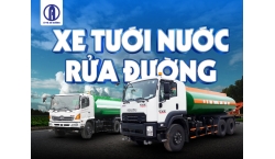 XE TƯỚI NƯỚC, RỬA ĐƯỜNG