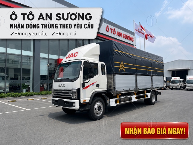 &Ocirc; t&ocirc; An Sương chuy&ecirc;n nhận đ&oacute;ng th&ugrave;ng xe tải Jac N900 plus e5 theo y&ecirc;u cầu. Nhận gi&aacute; tốt khi li&ecirc;n hệ online 