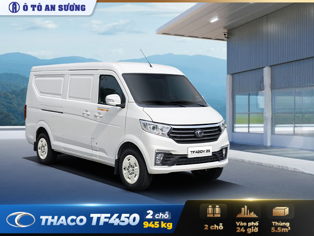 Xe van 2 chỗ Thaco Frontier 2m9