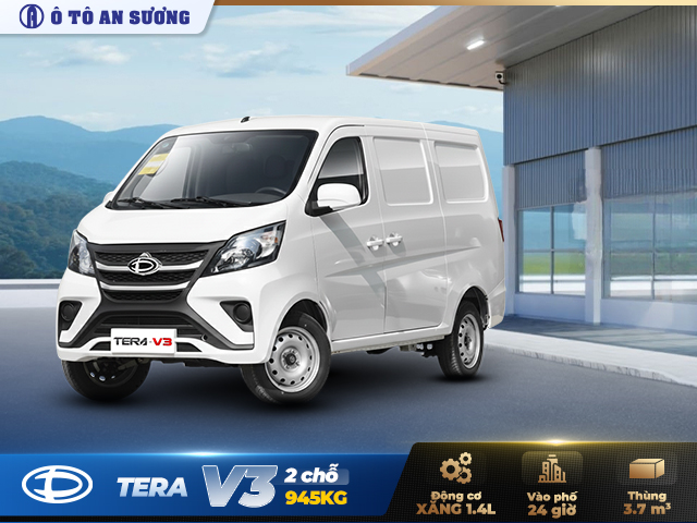 Xe van Tera V3 2 chỗ 945kg là sản phẩm mới được ra mắt từ Daehan Motors Xe van Tera V3 2 chỗ 945kg là sản phẩm mới được ra mắt từ Daehan Motors