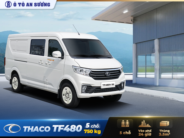 Xe van 5 chỗ Thaco Frontier TF480 1m9