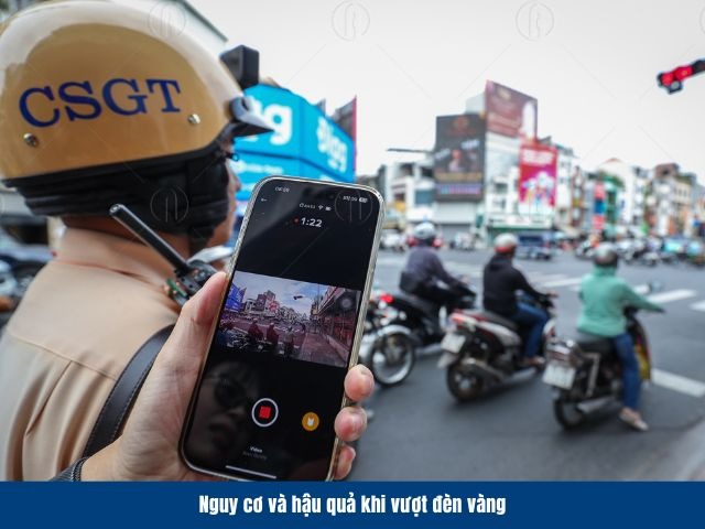 Việc cố t&igrave;nh vượt đ&egrave;n v&agrave;ng tiềm ẩn nhiều hệ lụy về an to&agrave;n v&agrave; ph&aacute;p l&yacute;