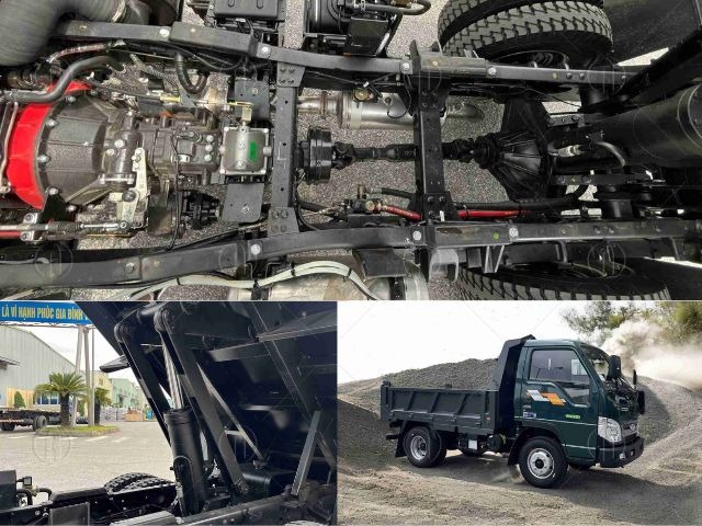 Khung gầm và hệ thống treo TMT 2.4 tấn FL250D bền bỉ, chắc chắn