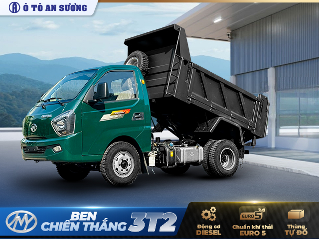 Đánh giá xe ben chiến thắng 3t2 euro 5