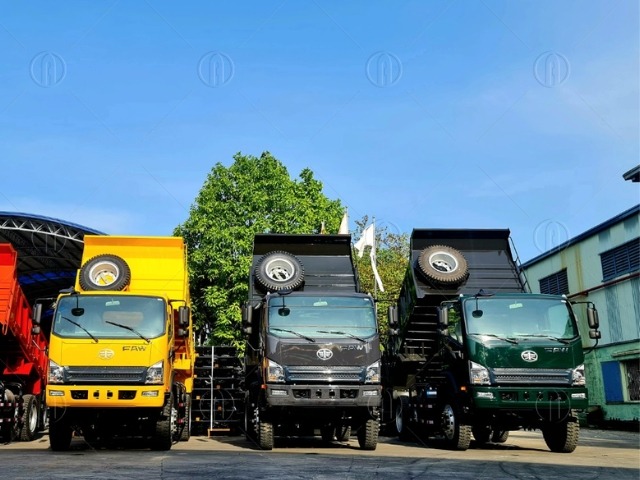 Mẫu xe ben Faw Chiến Thắng 2 cầu dầu sở hữu tải trọng thiết kế 7.75 tấn