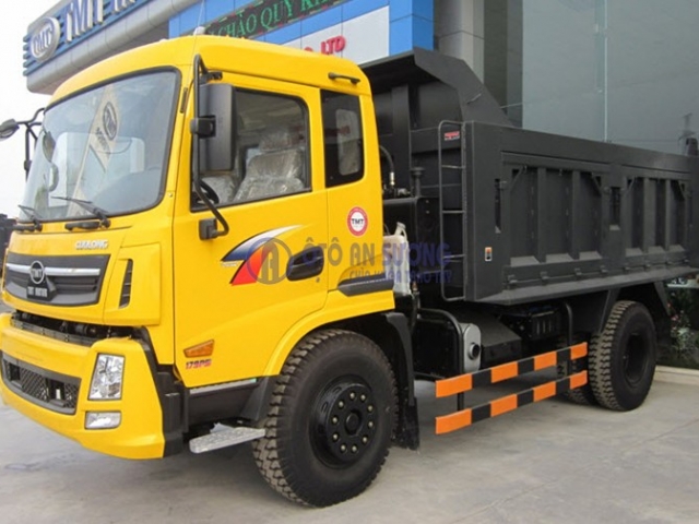 Ngoại thất xe ben Cửu Long TMT 9 tấn