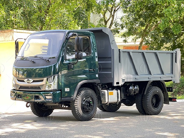 Ngoại thất xe ben Veam Forland D90 6T hiện đại, đậm chất công năng