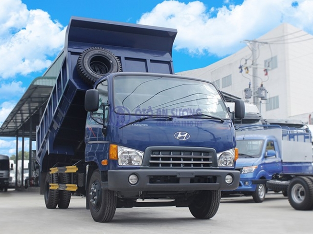 Ngoại hình xe ben Hyundai HD700 Đồng Vàng 6T6