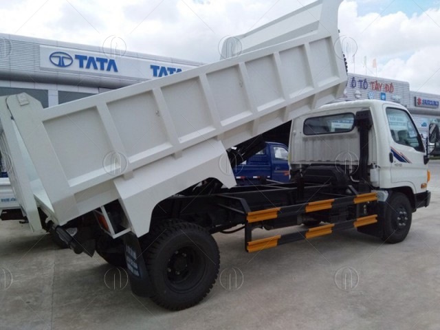 Thùng xe ben Hyundai 6.6T HD700 Đồng Vàng rộng 3m6