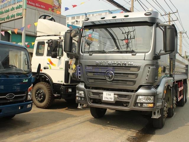 Mua xe ben 17 tấn shacman 4 chân tại Ô tô An Sương
