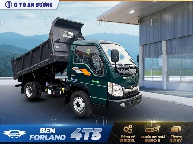 Xe ben Forland FL450D 4.5 tấn Euro 5 do TMT ph&acirc;n phối