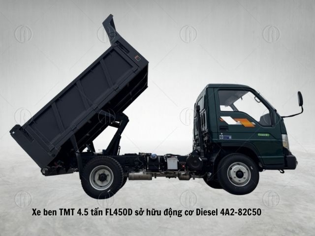 Xe ben TMT 4.5 tấn FL450D trang bị động cơ mạnh mẽ