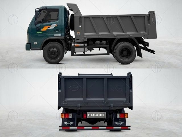 Kích thước thùng xe ben TMT 6 tấn FL600D dài 2m9