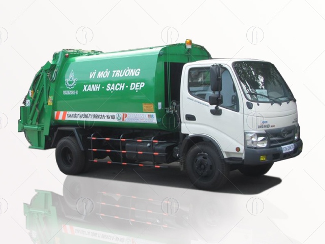 Xe cuốn ép rác 6 khối Hino – Giá tốt, vận hành bền bỉ, tiết kiệm nhiên liệu