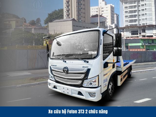 Xe cứu hộ Foton 2 chức năng 3,3 tấn được trang bị tời k&eacute;o 4 tấn v&agrave; c&agrave;ng n&acirc;ng 4 tấn