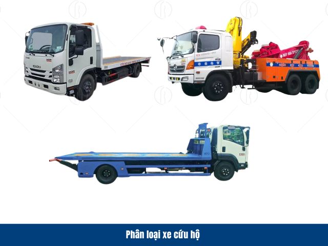 Ph&acirc;n loại xe cứu hộ theo chức năng v&agrave; tải trọng