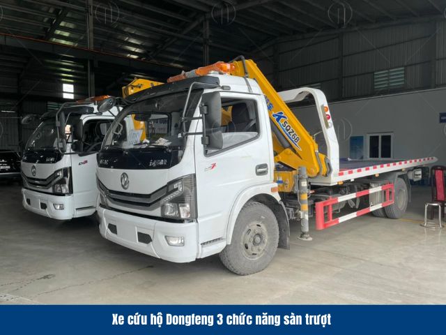 Xe cứu hộ giao th&ocirc;ng Dongfeng 3 chức năng được trang bị đầy đủ c&aacute;c thiết bị chuy&ecirc;n dụng