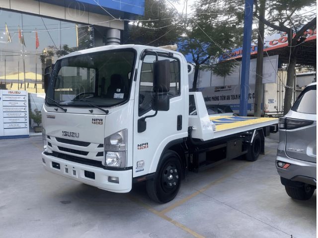 Xe cứu hộ Isuzu 2 chức năng s&agrave;n 5m6 2T5 sở hữu diện mạo khỏe khoắn