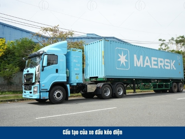 Cấu tạo xe đầu k&eacute;o điện dựa tr&ecirc;n hệ thống điện - điện tử